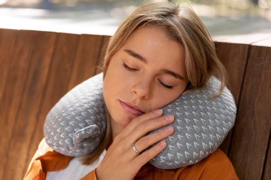 Travesseiro de Pescoço com Espuma de Memória: Conforto Inteligente em Qualquer Lugar - Tovcare
