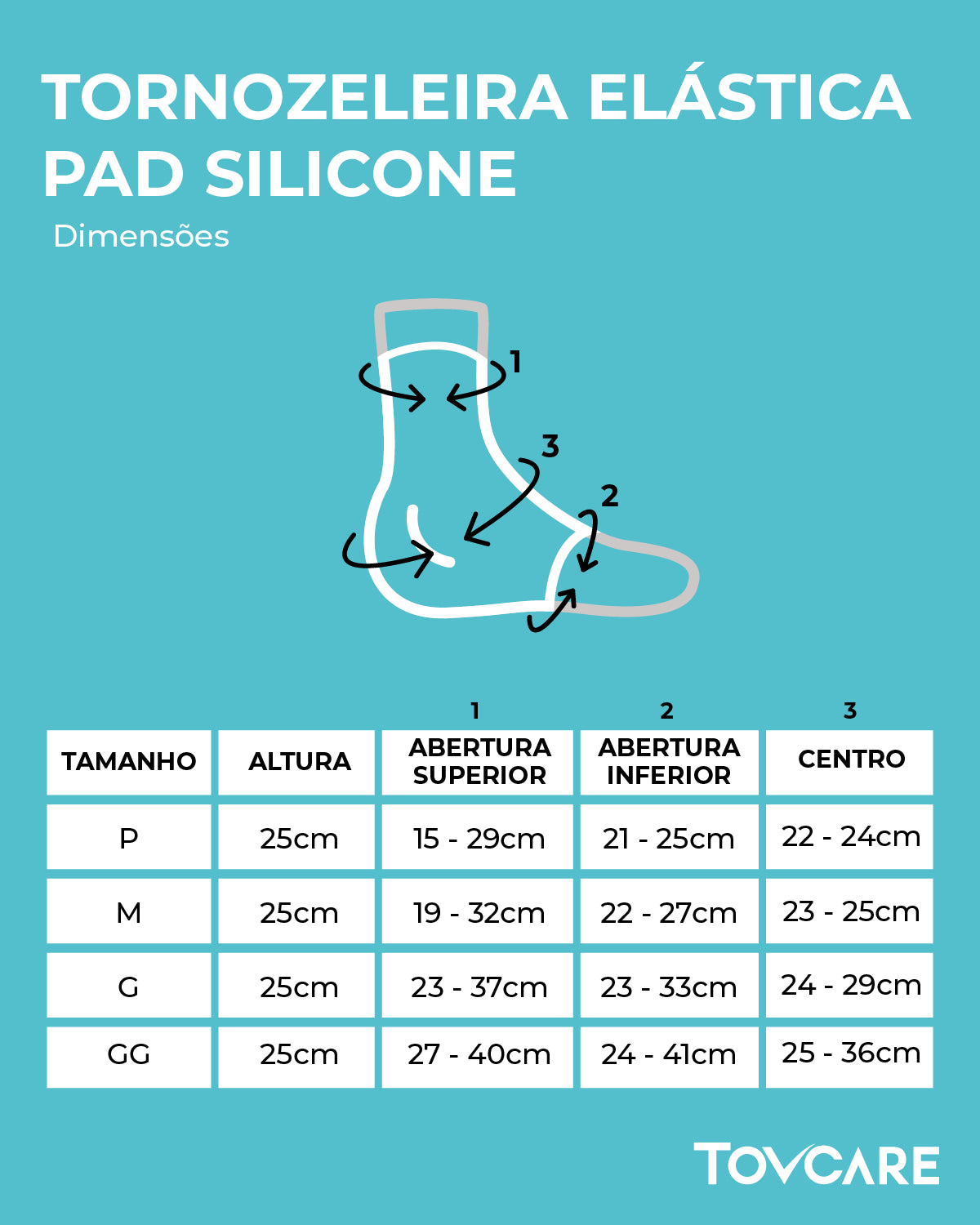 Tabela de Medidas