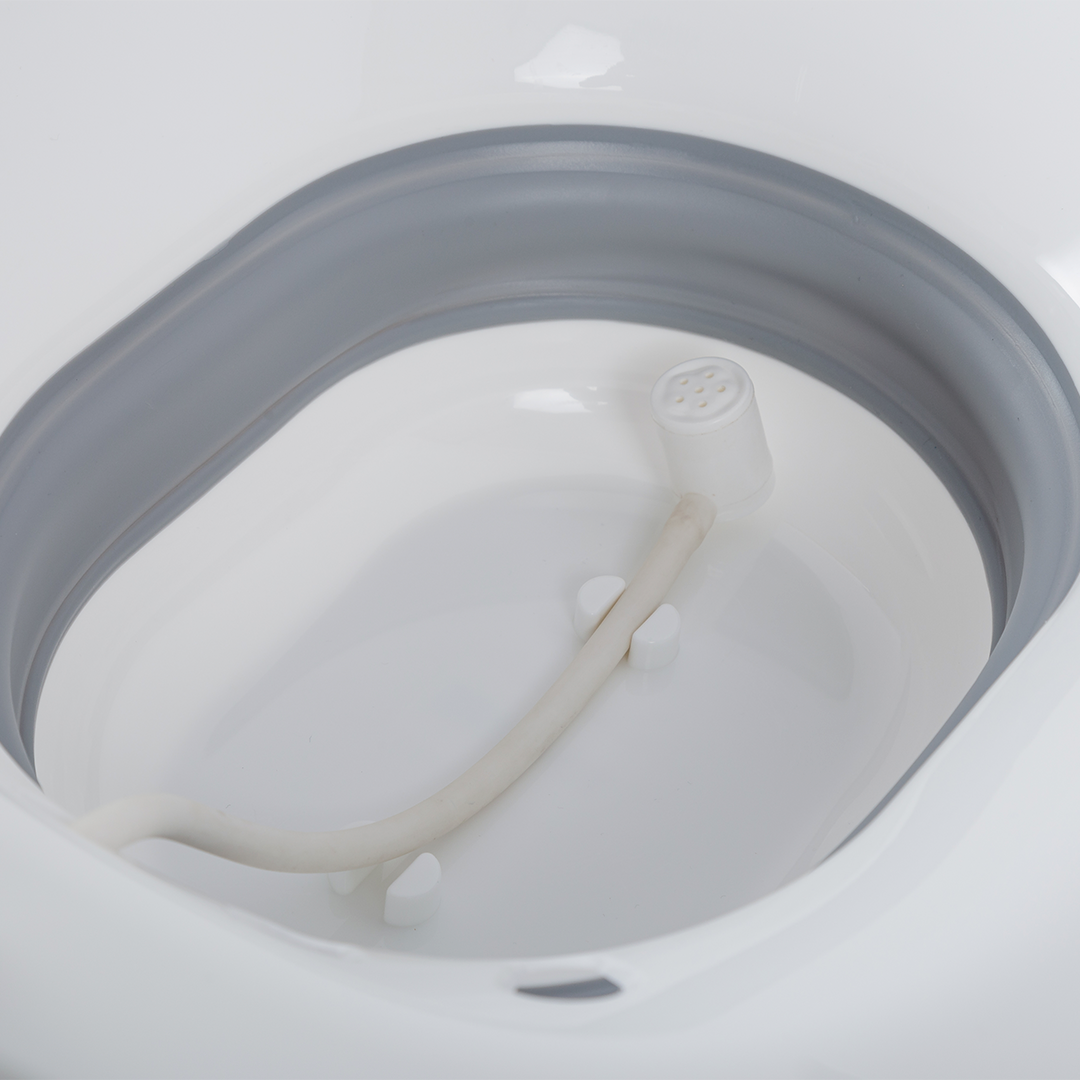 BACIA PARA BANHO DE ASSENTO RETRÁTIL
