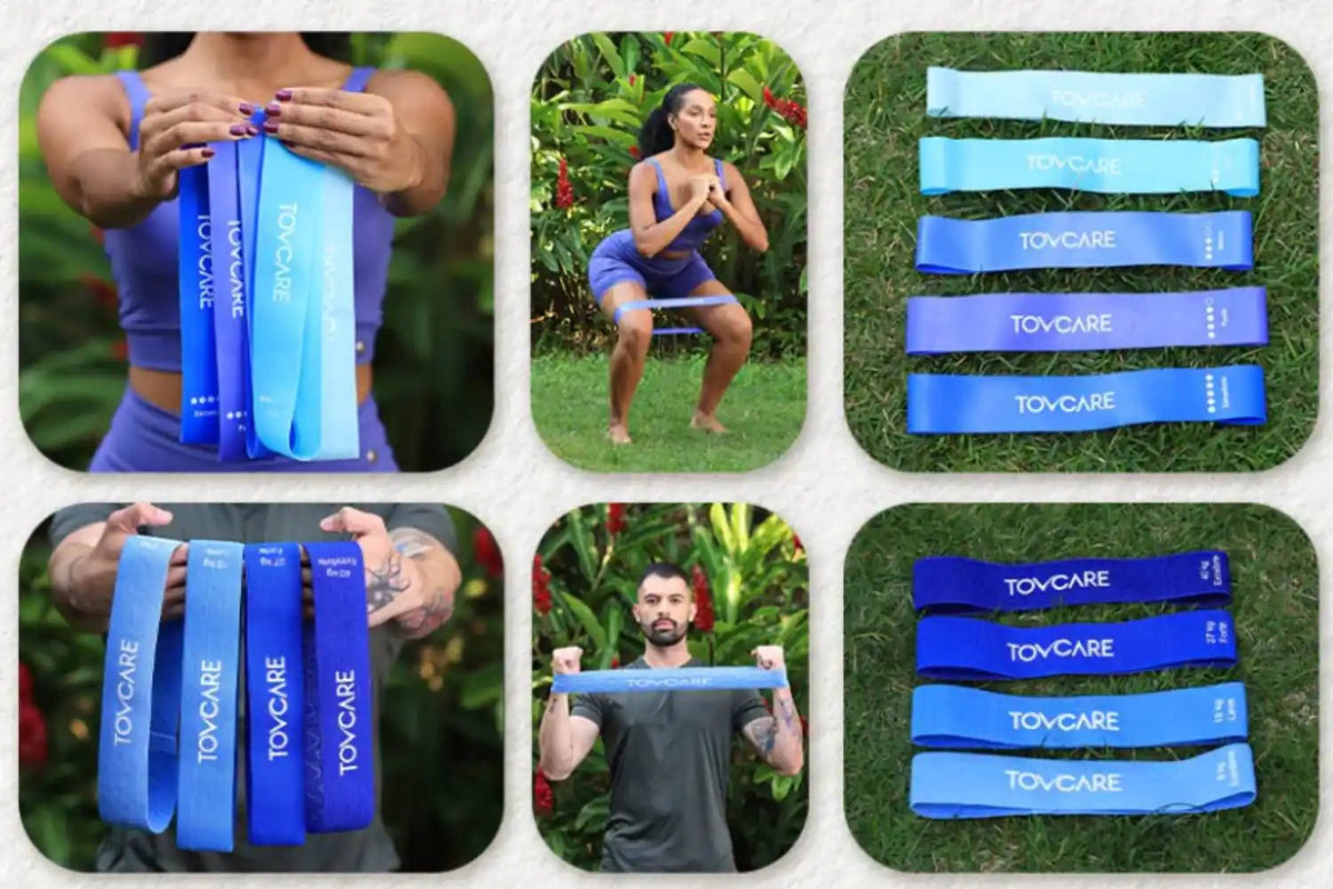 Como Escolher a Melhor Faixa Elástica para seus Exercícios - Tovcare | Você sem limites