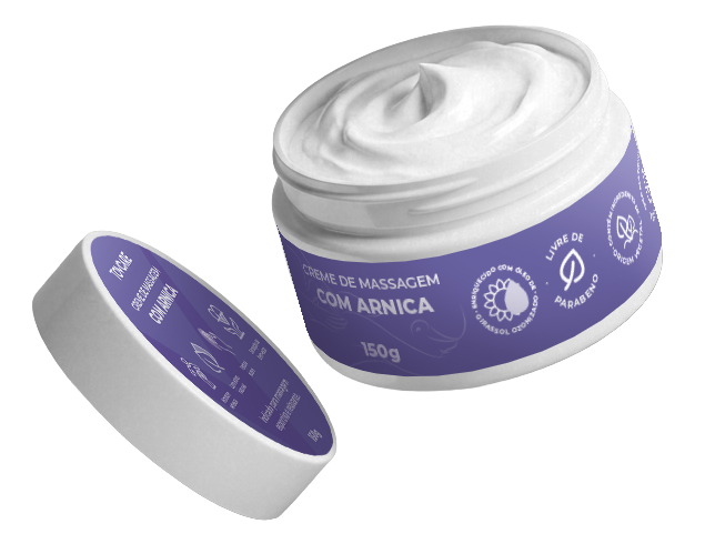 CREME DE MASSAGEM COM ARNICA