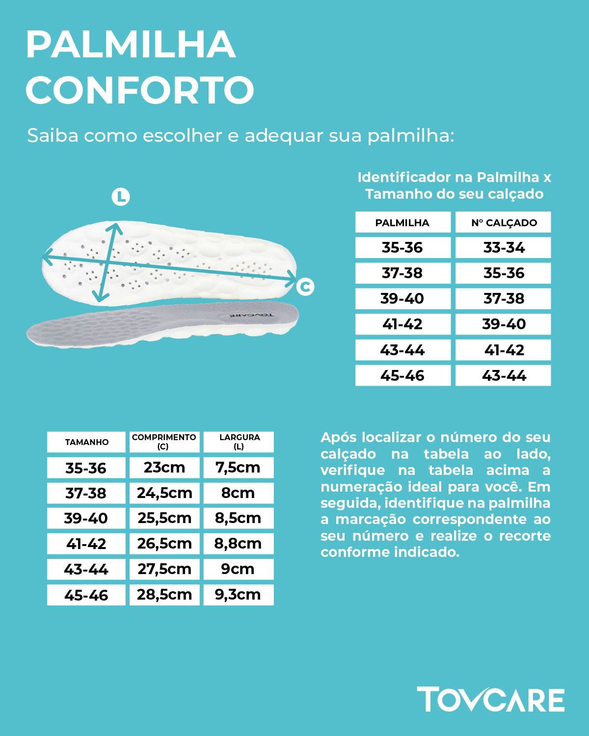 Tabela de Medidas