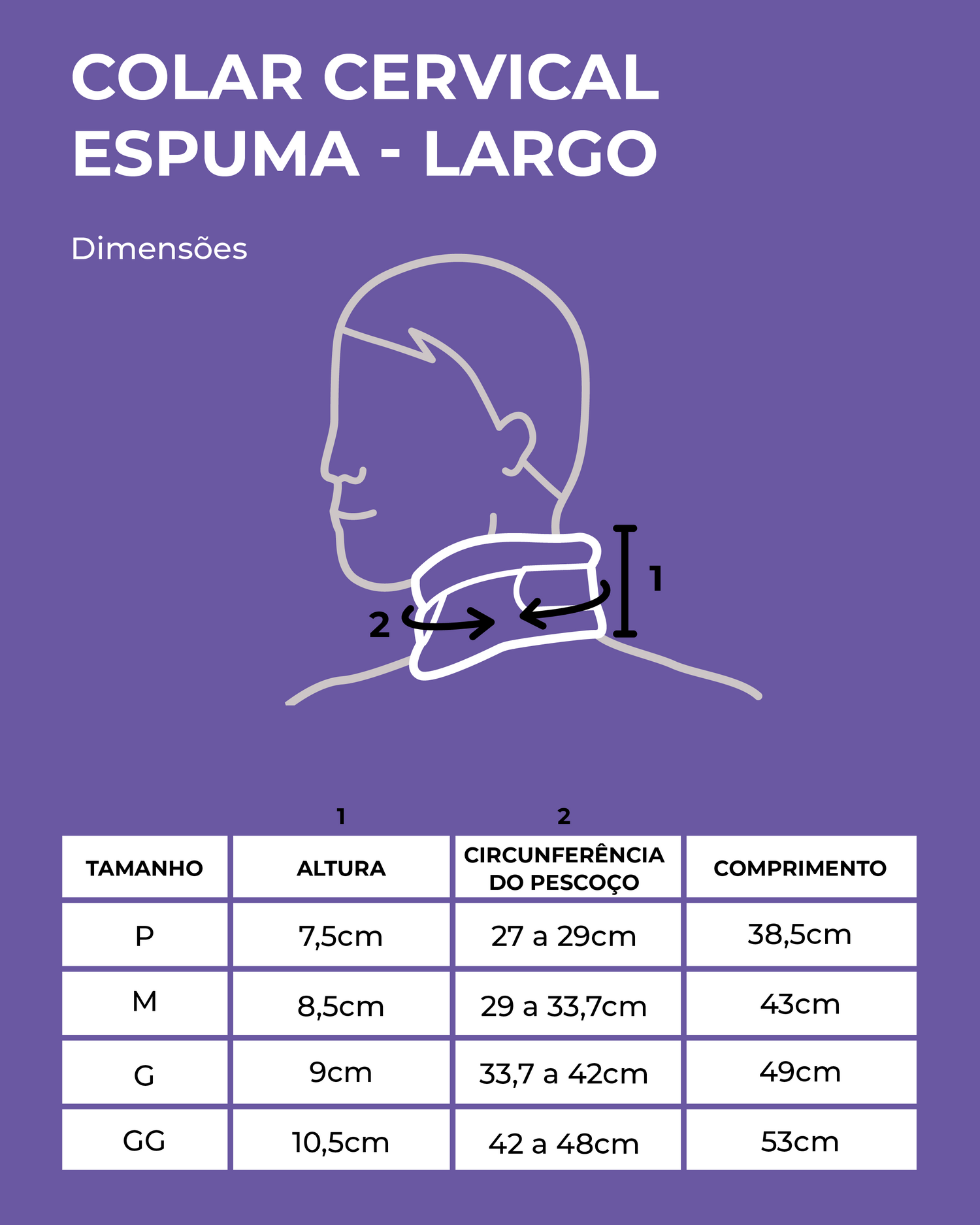 Tabela de Medidas