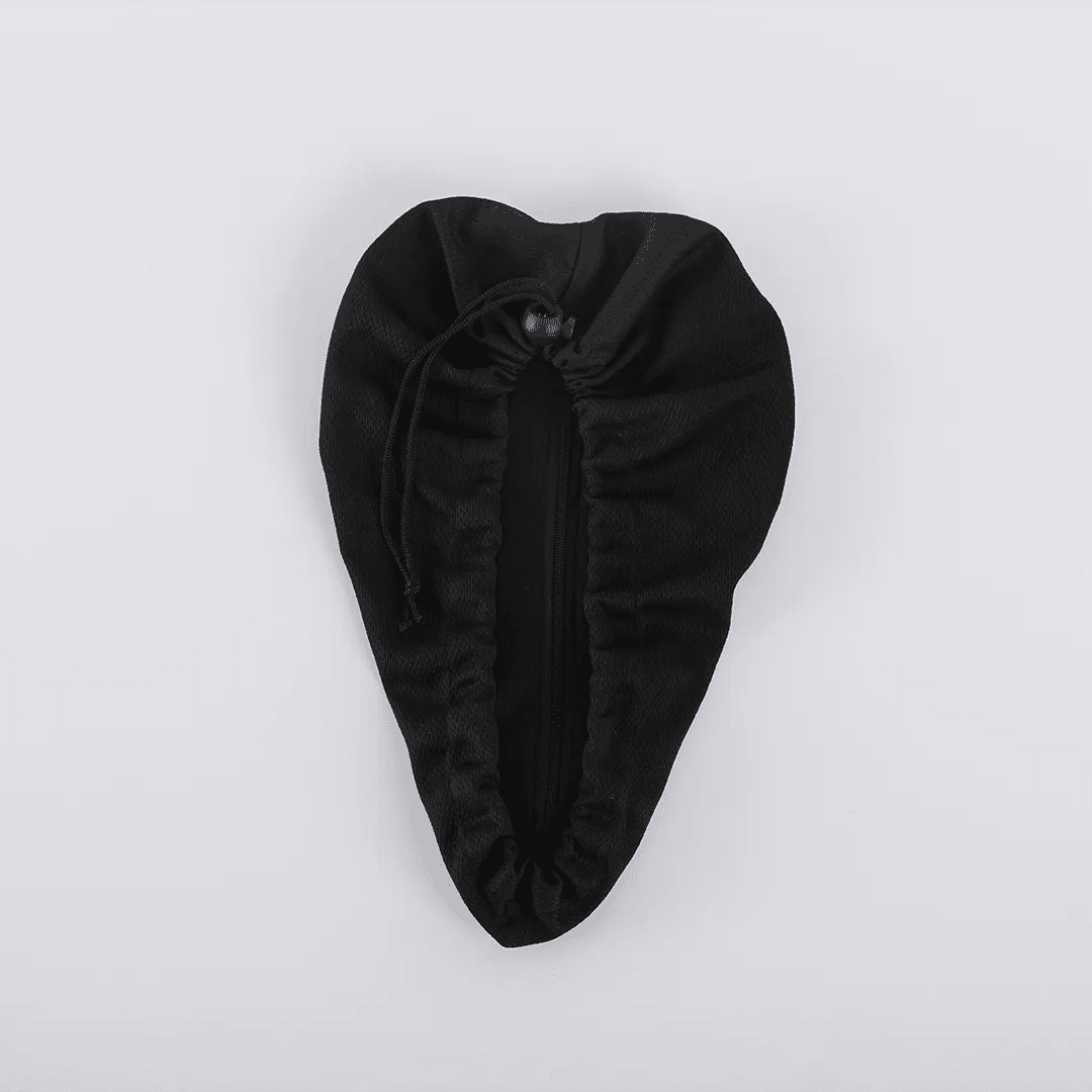 Almofada de assento ergonômica em gel de silicone com estrutura em favo de mel, projetada para absorção de impacto, distribuição de peso e alívio de pressão no cóccix, item de alta performance da linha confort gel para suporte lombar, cervical e alívio do estresse muscular.