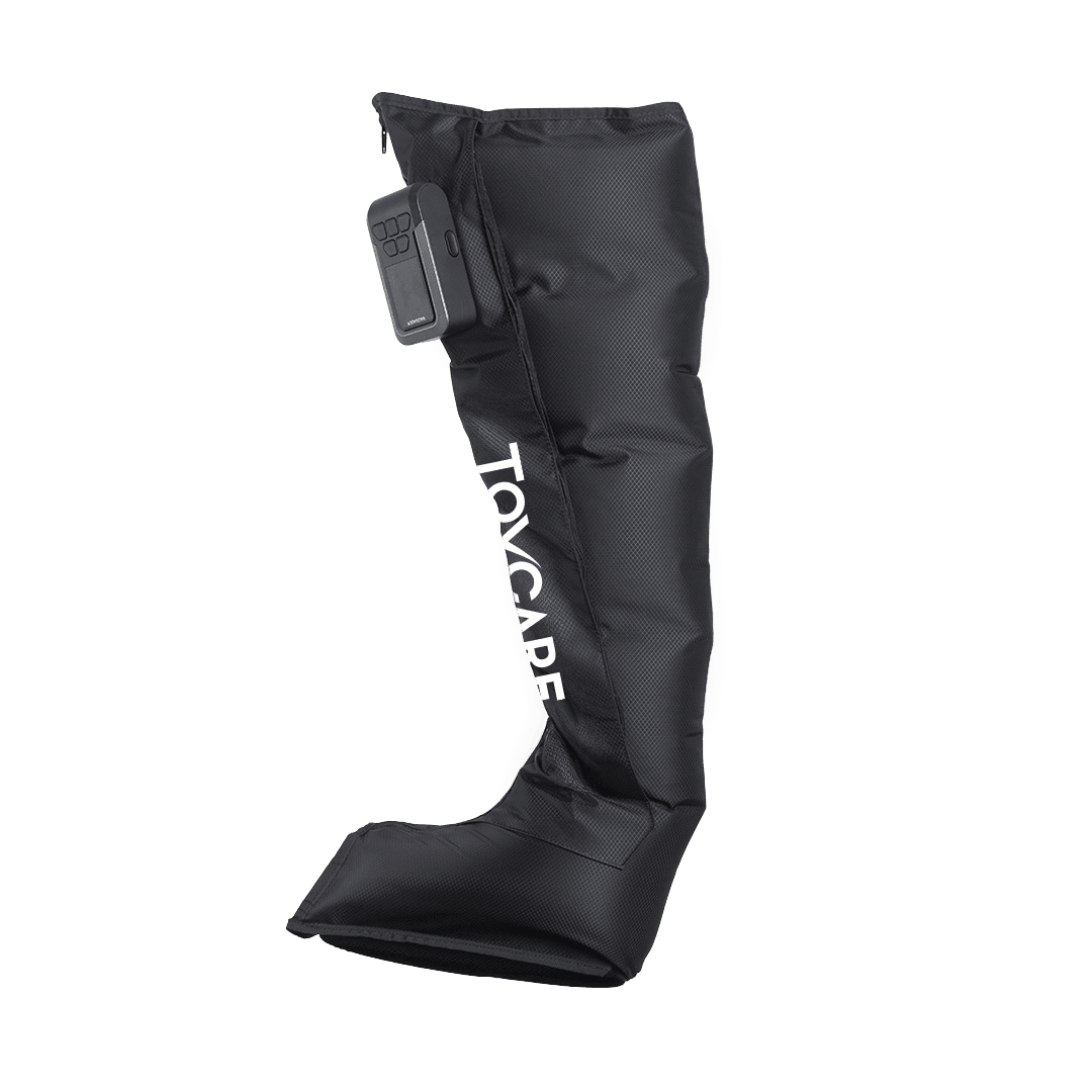 Bota de compressão pneumática e pressoterapia para pernas, desenvolvida com câmaras de ar sequenciais, modos de drenagem ajustáveis e controle sem fio, ideal para alívio de tensões musculares, melhora da circulação e relaxamento profundo no dia a dia.