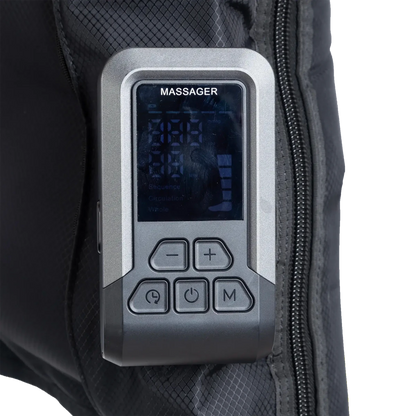 Bota de compressão pneumática e pressoterapia para pernas, desenvolvida com câmaras de ar sequenciais, modos de drenagem ajustáveis e controle sem fio, dispositivo essencial da linha confort para drenagem linfática, alívio de fadiga e bem-estar corporal.