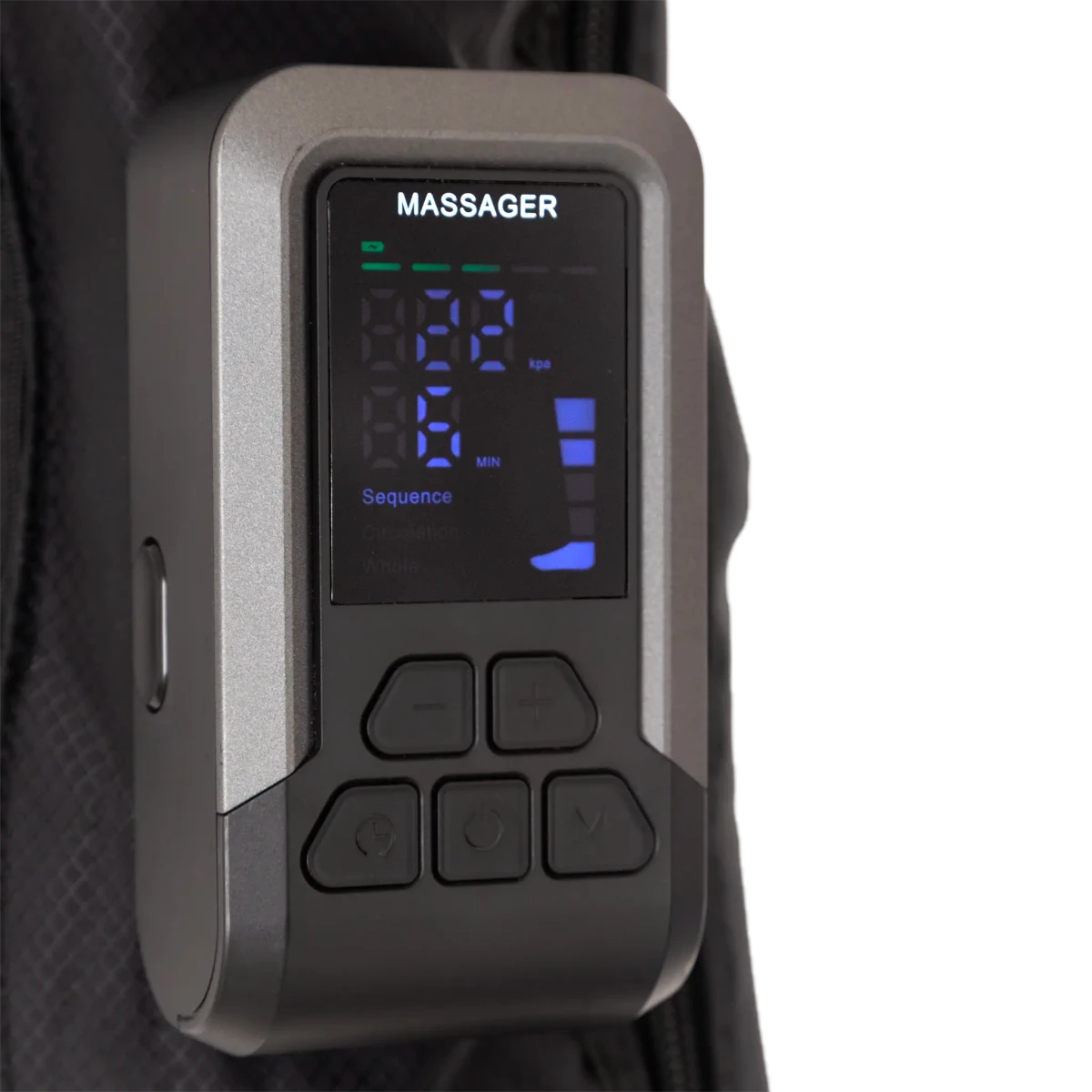 Bota de compressão pneumática e pressoterapia para pernas, desenvolvida com câmaras de ar sequenciais, modos de drenagem ajustáveis e controle sem fio, proporciona terapia de massagem relaxante, alívio de dores nas articulações e rápida recuperação muscular.
