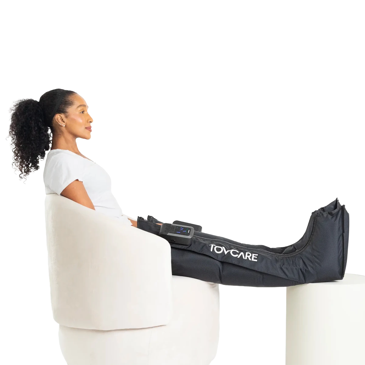 Bota de compressão pneumática e pressoterapia para pernas, desenvolvida com câmaras de ar sequenciais, modos de drenagem ajustáveis e controle sem fio, proporciona terapia de massagem relaxante, alívio de dores nas articulações e rápida recuperação muscular.