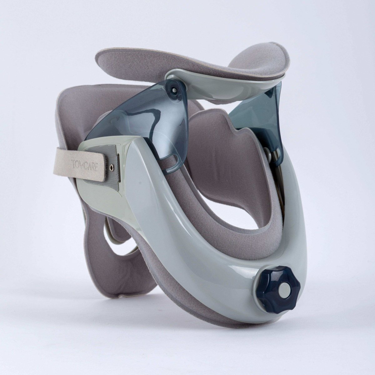 Colar cervical ortopédico para imobilização leve, projetado com formato anatômico para sustentação da região cervical e relaxamento muscular, peça essencial da linha recover para controle de mobilidade, compressão adequada e proteção articular.