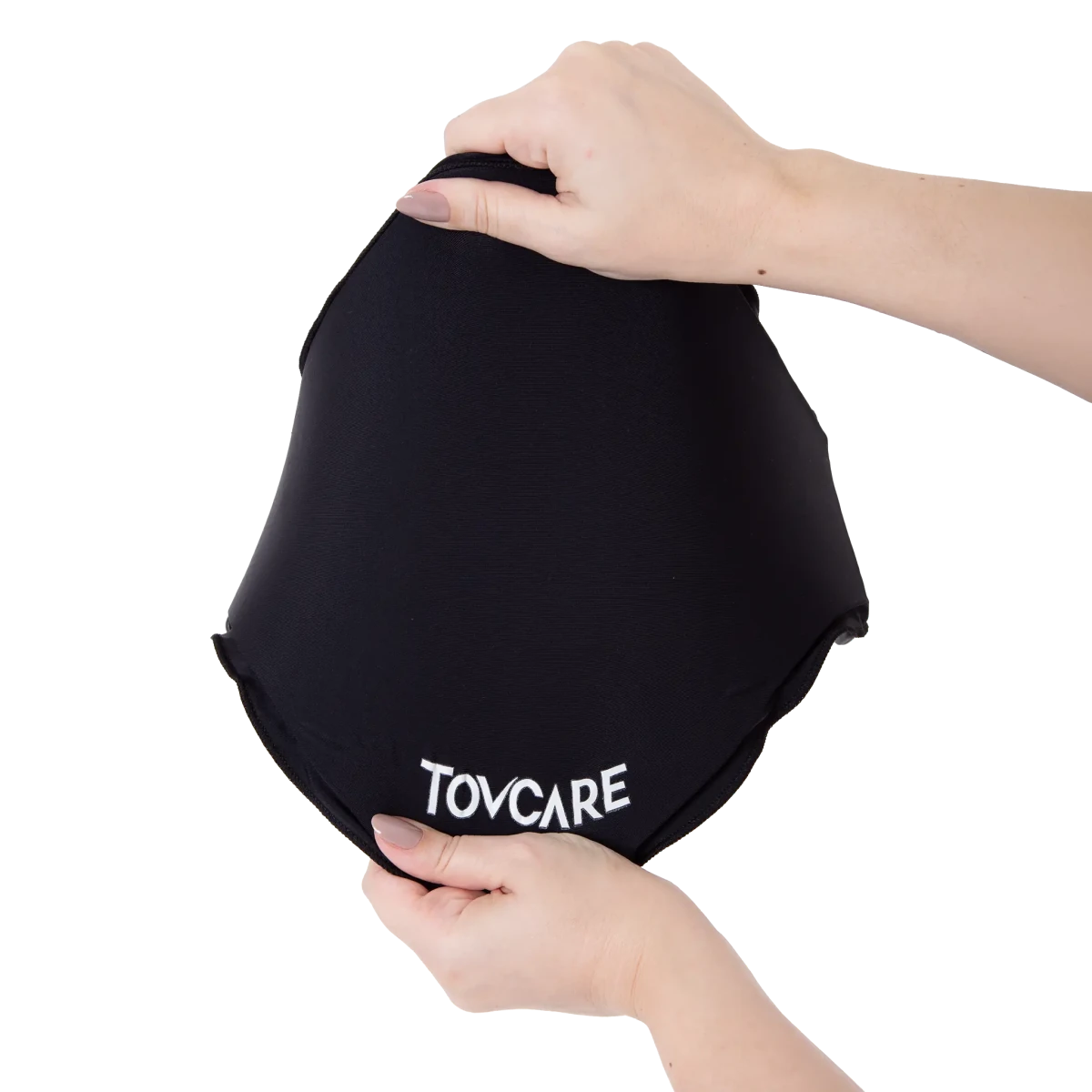 Faixa multiuso com gel térmico para compressa quente e fria, desenvolvida com fita ajustável de velcro e bolsa de gel flexível reutilizável, combina flexibilidade contínua mesmo congelado, revestimento macio e cintas ajustáveis de fixação.