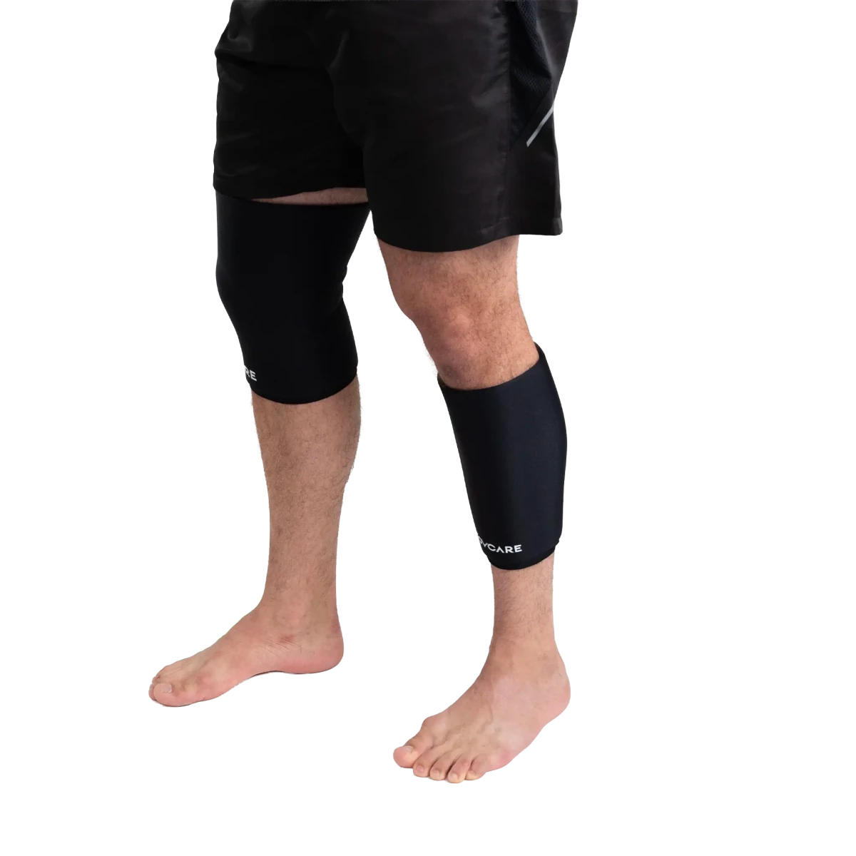Faixa multiuso com gel térmico para compressa quente e fria, desenvolvida com fita ajustável de velcro e bolsa de gel flexível reutilizável, combina flexibilidade contínua mesmo congelado, revestimento macio e cintas ajustáveis de fixação.