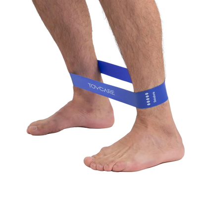 Kit de faixas de resistência elásticas em tecido e látex, desenvolvido com diferentes níveis de tensão e fita interna de silicone antiderrapante que evita deslizamentos, ideal para treinos funcionais, fortalecimento muscular, alongamento e rotinas de exercícios diários.