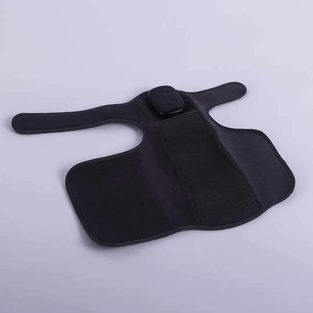 Aparelho massageador elétrico e portátil para relaxamento muscular, desenvolvido com tecnologia de vibração contínua, design ergonômico e bateria recarregável de longa duração, uma solução ergonômica e tecnológica indispensável para recuperação muscular, drenagem e alívio do estresse.