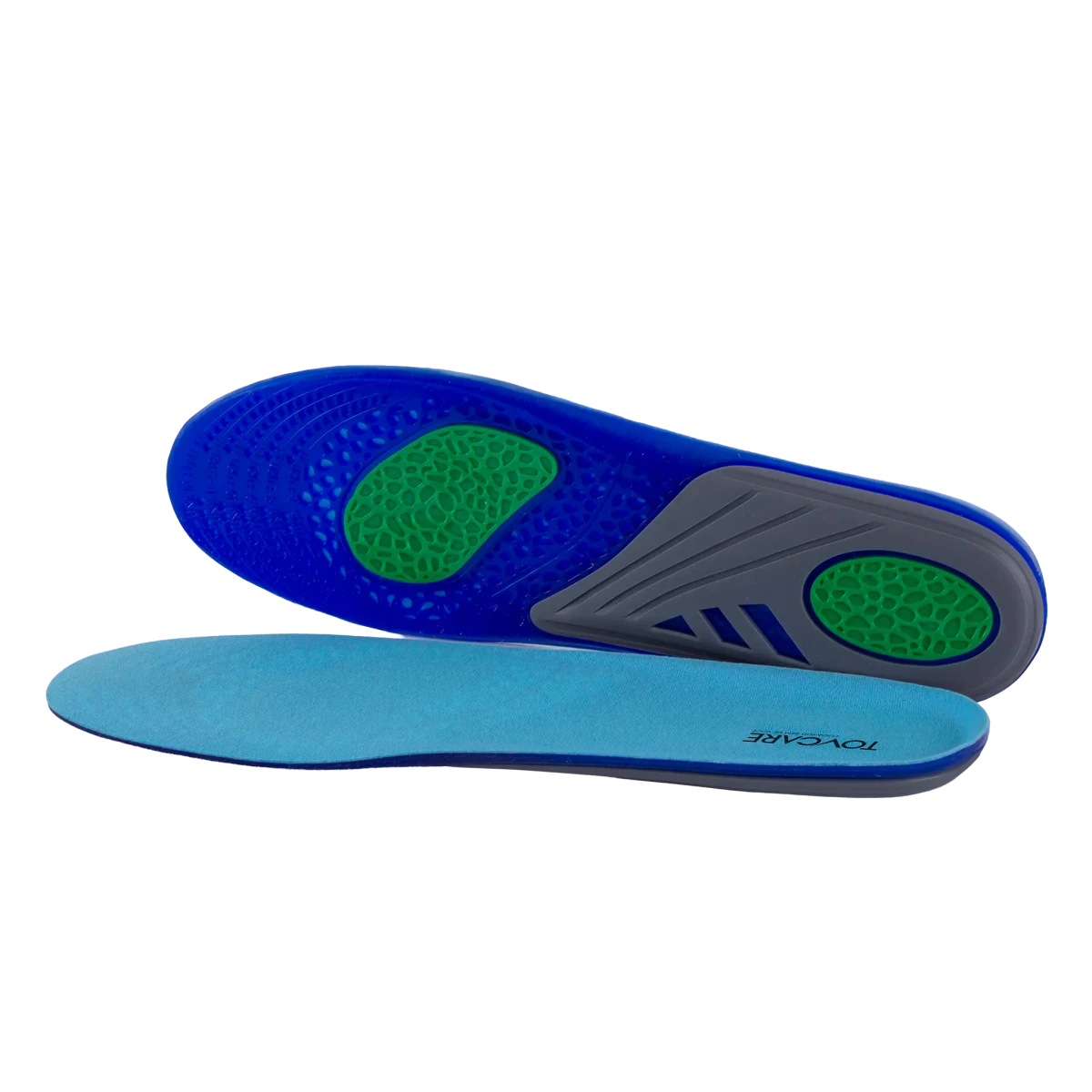 Palmilha ortopédica anatômica da linha MOV, confeccionada com material respirável de alta absorção e suporte ergométrico para os pés, acessório ortopédico de alta performance da linha MOV para proteção dos calcanhares, metatarsos e pés cansados.