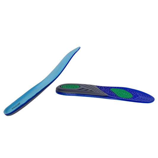 Palmilha ortopédica anatômica da linha MOV, confeccionada com material respirável de alta absorção e suporte ergométrico para os pés, combina distribuição uniforme de peso, redução do atrito e ajuste perfeito para diversos tipos de calçados.