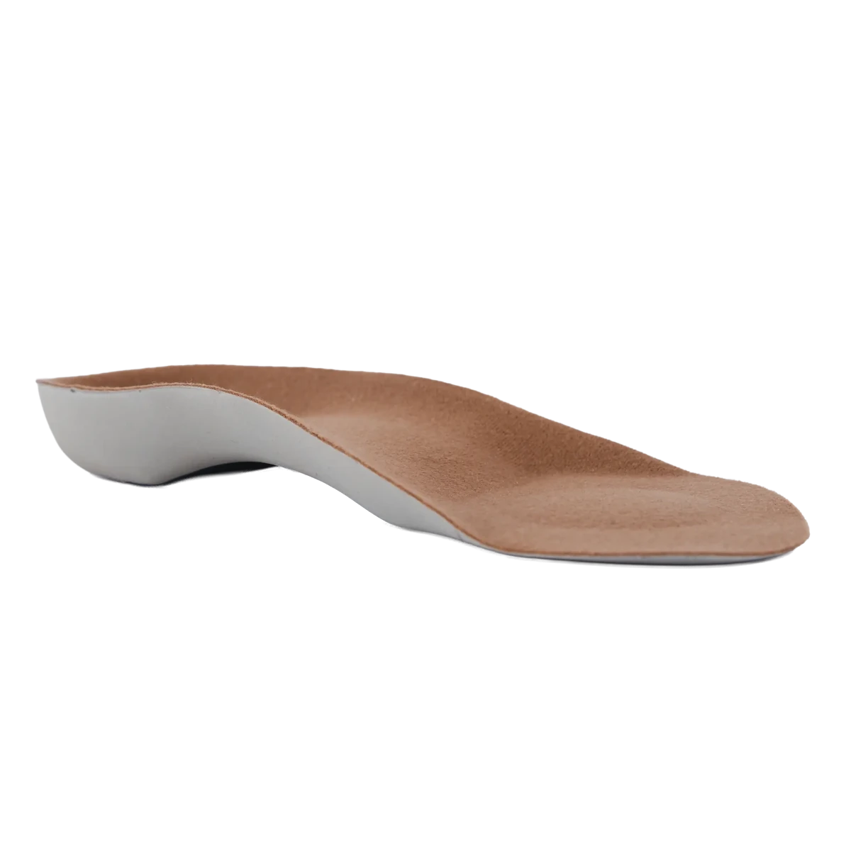 Palmilha ortopédica em silicone de alta absorção de impacto, desenvolvida em gel de silicone macio com ponto de alívio no calcanhar e metatarso, uma solução ergonômica indispensável para fascite plantar, esporão de calcâneo e conforto prolongado nos pés.