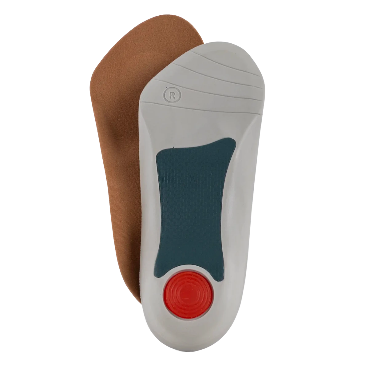 Palmilha ortopédica em silicone de alta absorção de impacto, desenvolvida em gel de silicone macio com ponto de alívio no calcanhar e metatarso, garante sensação contínua de bem-estar, frescor e suporte ortopédico para uso diário ou treinos intensos.