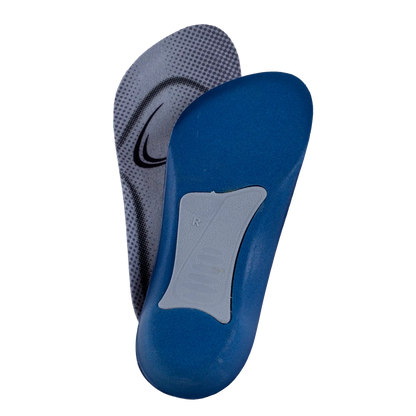 Palmilha ortopédica anatômica da linha MOV, confeccionada com material respirável de alta absorção e suporte ergométrico para os pés, uma solução ergonômica indispensável para fascite plantar, esporão de calcâneo e conforto prolongado nos pés.