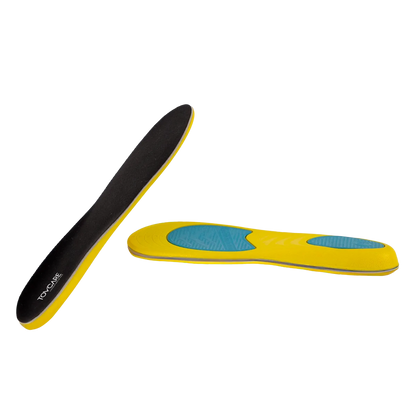 Palmilha ortopédica anatômica da linha MOV, confeccionada com material respirável de alta absorção e suporte ergométrico para os pés, combina distribuição uniforme de peso, redução do atrito e ajuste perfeito para diversos tipos de calçados.