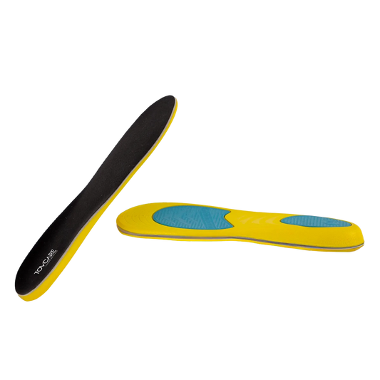 Palmilha ortopédica anatômica da linha MOV, confeccionada com material respirável de alta absorção e suporte ergométrico para os pés, combina distribuição uniforme de peso, redução do atrito e ajuste perfeito para diversos tipos de calçados.