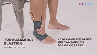 TORNOZELEIRA ELÁSTICA PAD SILICONE