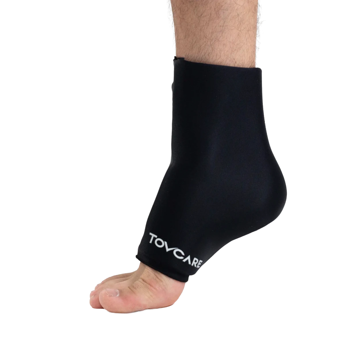 Tornozeleira com gel térmico para crioterapia e recuperação, confeccionada com gel flexível que envolve a articulação para redução de edemas e torções, desenvolvido com gel térmico não tóxico que mantém a temperatura por mais tempo com adaptação anatômica total.